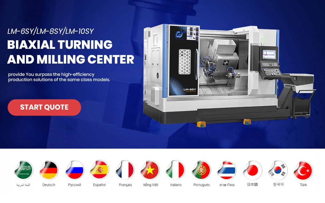 Jtc Tool China 5 Axis CNC Machine Milling China Manufacturers CNC Vertical Milling Machine for Sale Mach3 Control System Lm-8sy Turn Mill CNC Machine